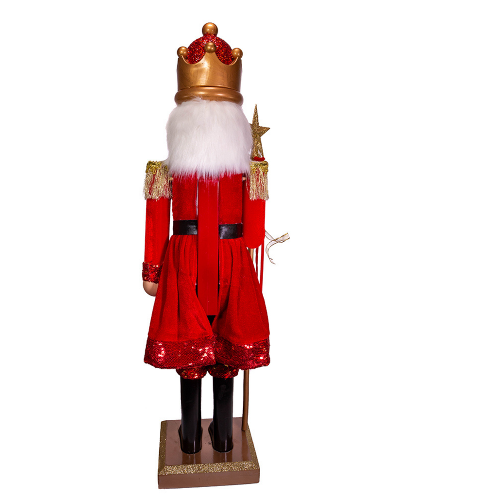 32" Red and Gold King Nutcracker - The Well Appointed House