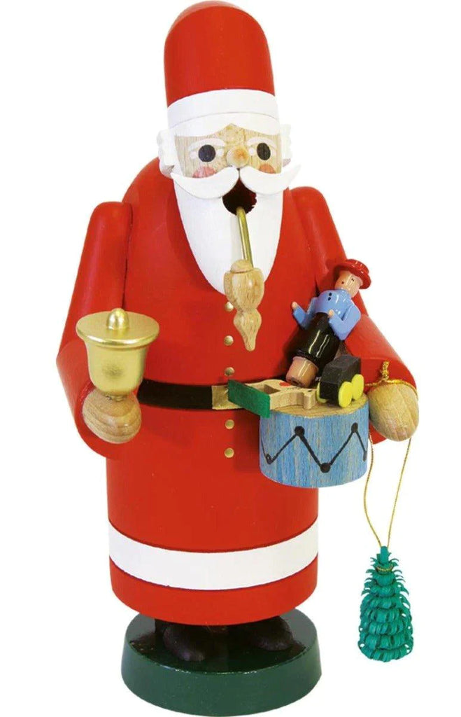 Richard Glaesser Santa With Miniature Tree & Toys Incense Burner Christmas Decoration - Christmas Decor - The Well Appointed House