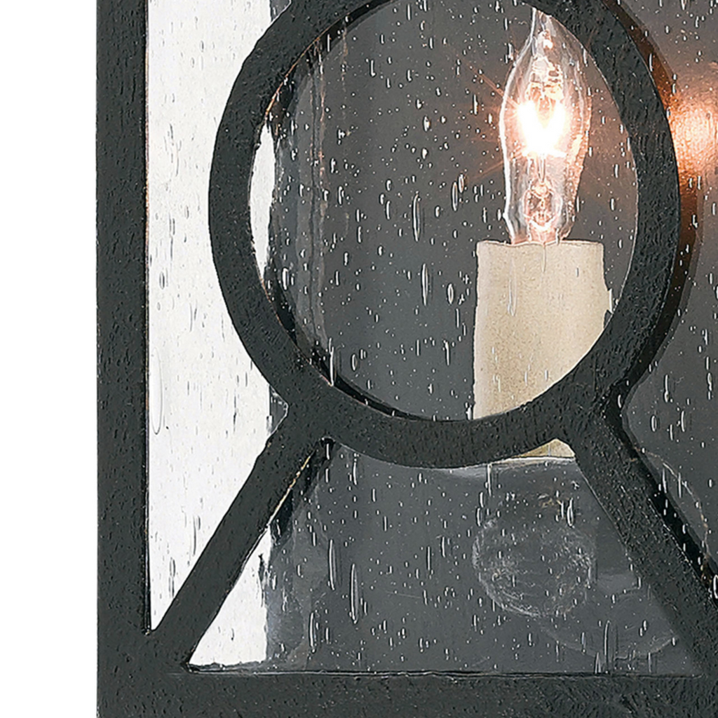 Ripley Outdoor Wall Sconce in Midnight - The Well Appointed House 