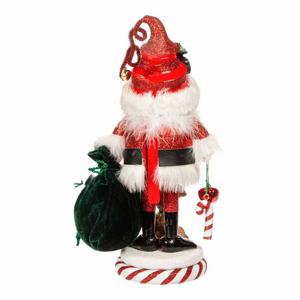 12" Hollywood Nutcrackers™ Chubby Santa With Puppy Nutcracker - The Well Appointed House