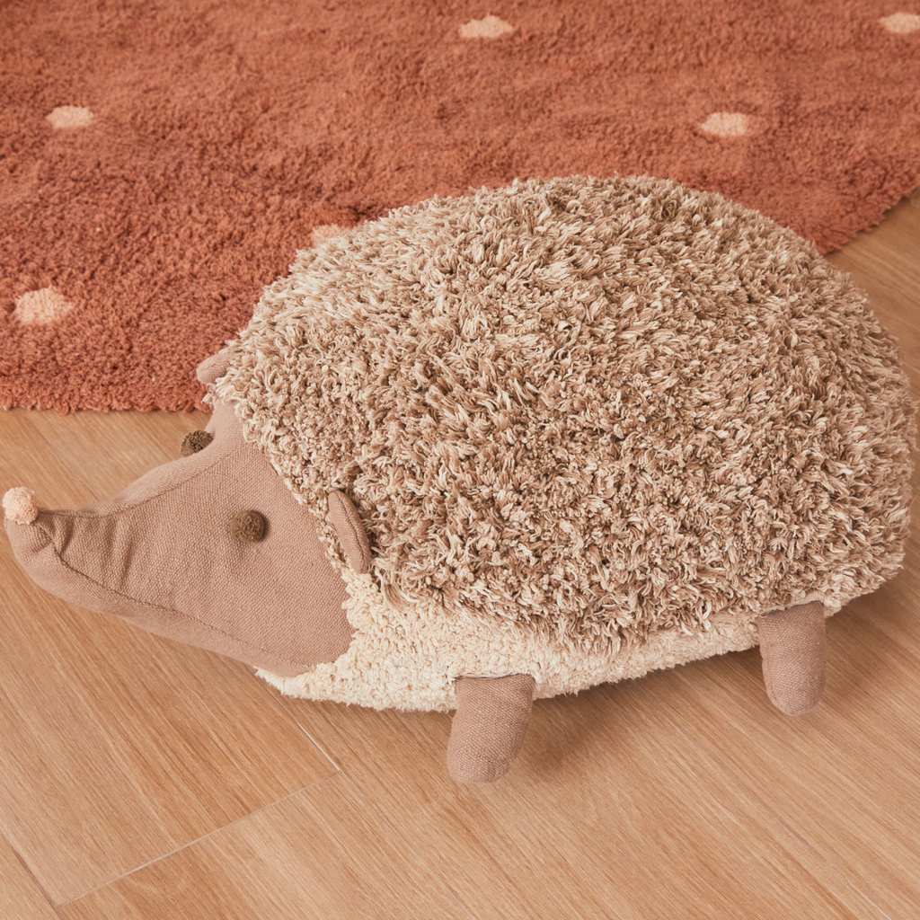 Hedgehog Decorative Pouf For Kids - The Well Appointed House