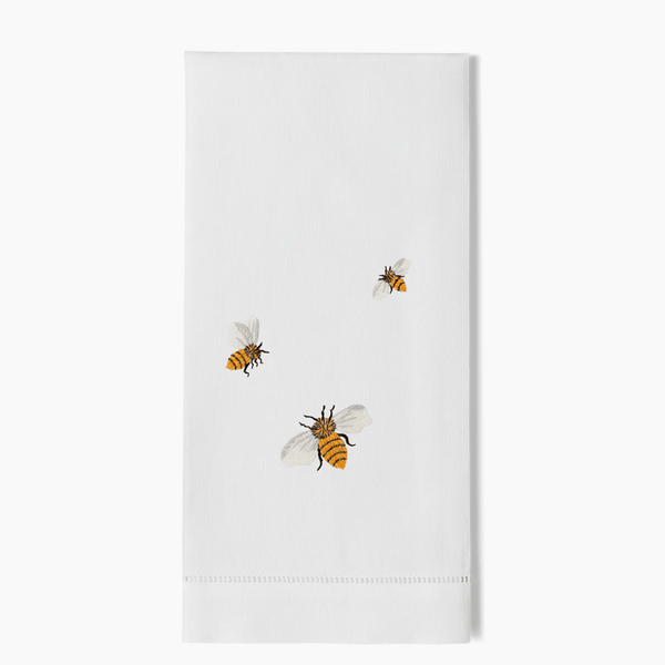 Bee Embroidered Guest Towel (Set of 2)