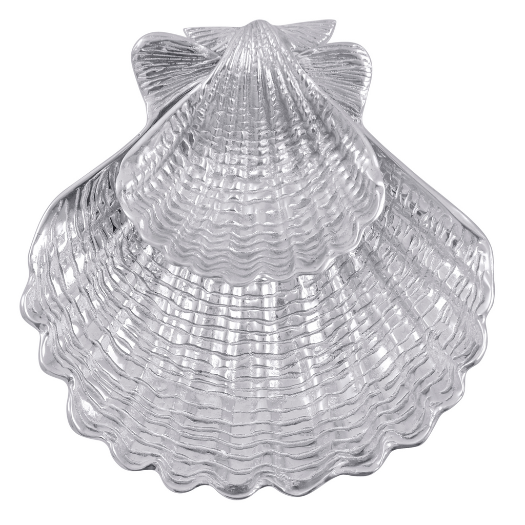 Scallop Shell 2-Piece Chip & Dip Set - The Well Appointed House