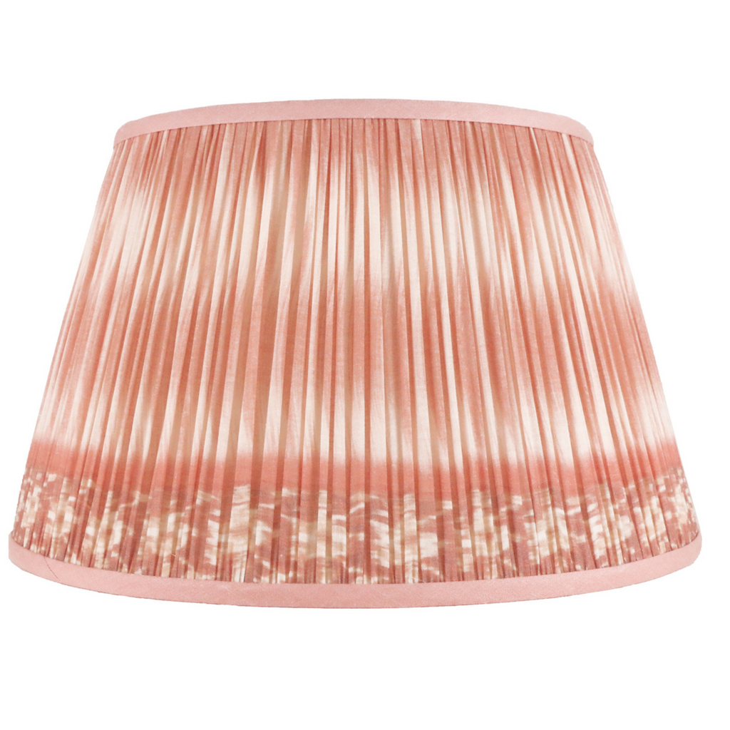 Shirred Ikat Printed Lampshade - The Well Appointed House