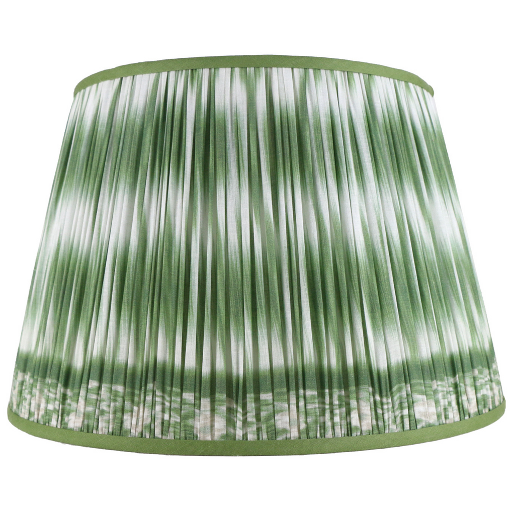 Shirred Ikat Printed Lampshade - The Well Appointed House