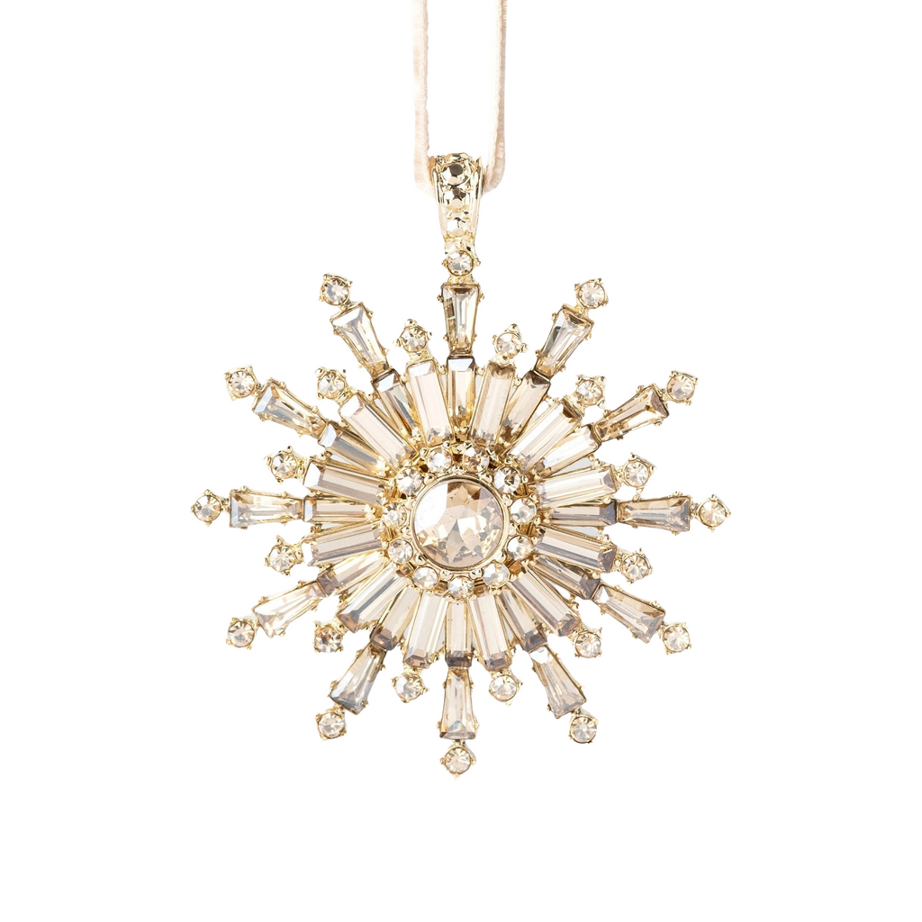 Dazzling Snowflake Hanging Ornament - The Well Appointed House