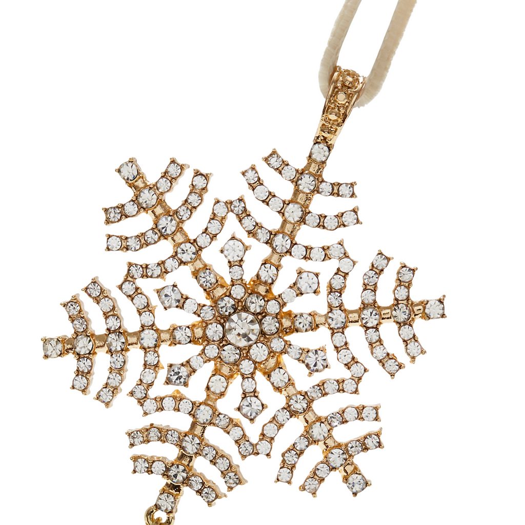 Snowflake Tassel Hanging Ornament - The Well Appointed House