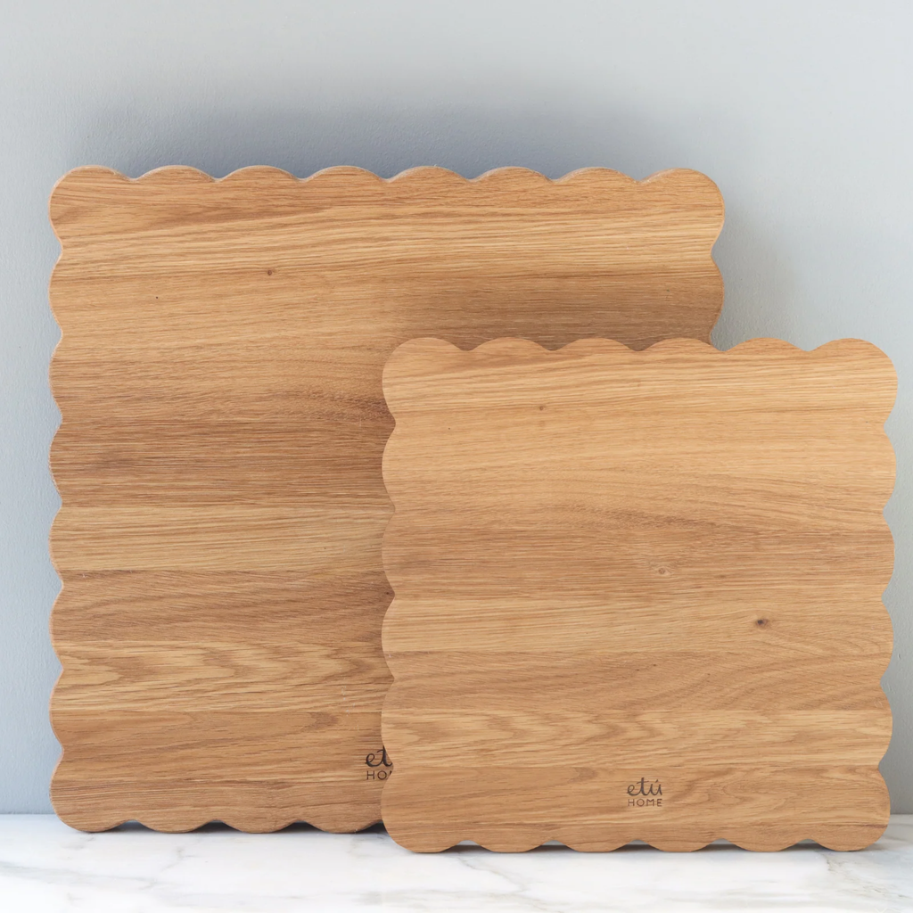 Square Scalloped Cutting Board - The Well Appointed House 