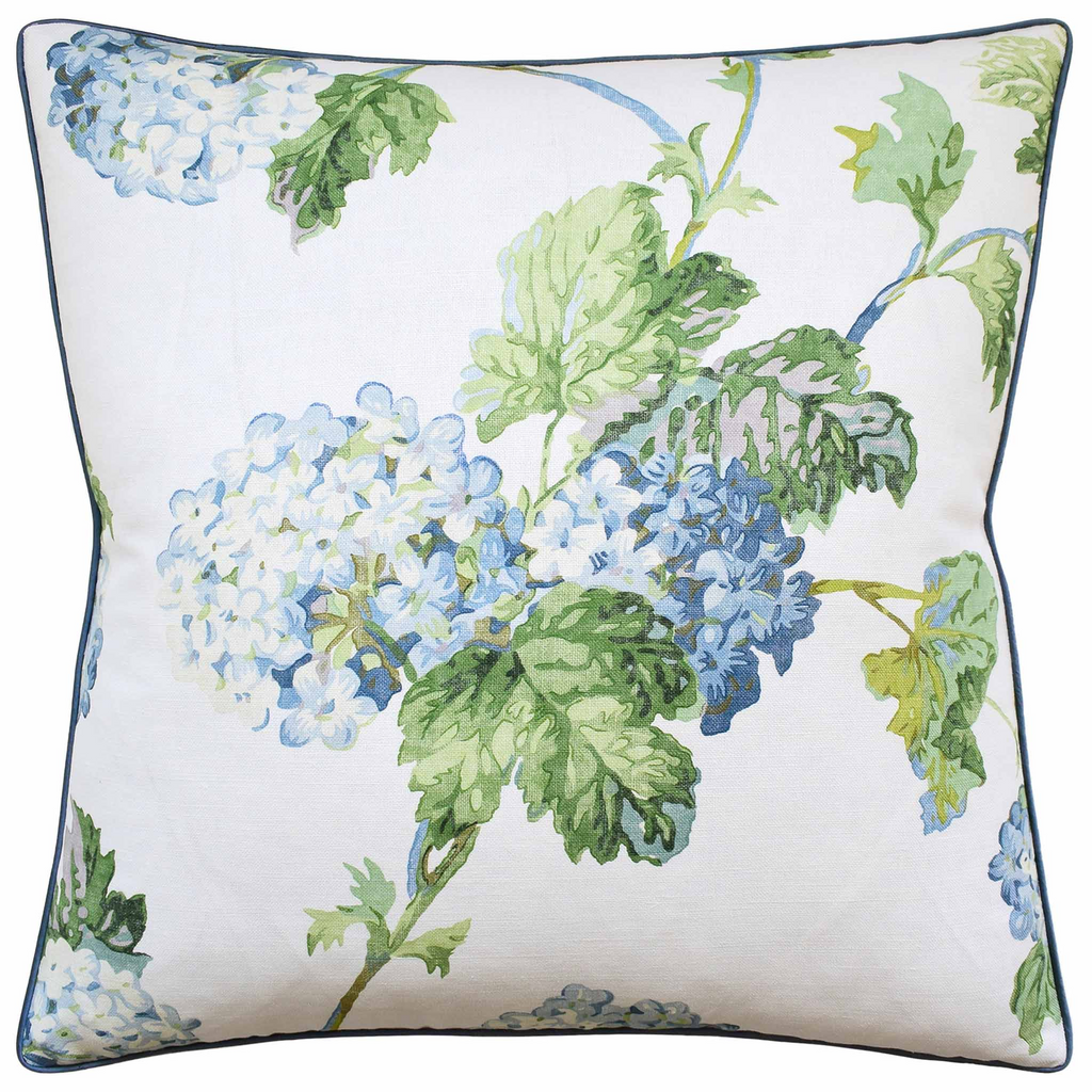 Sussex Hydrangea Design Throw Pillow - The Well Appointed House