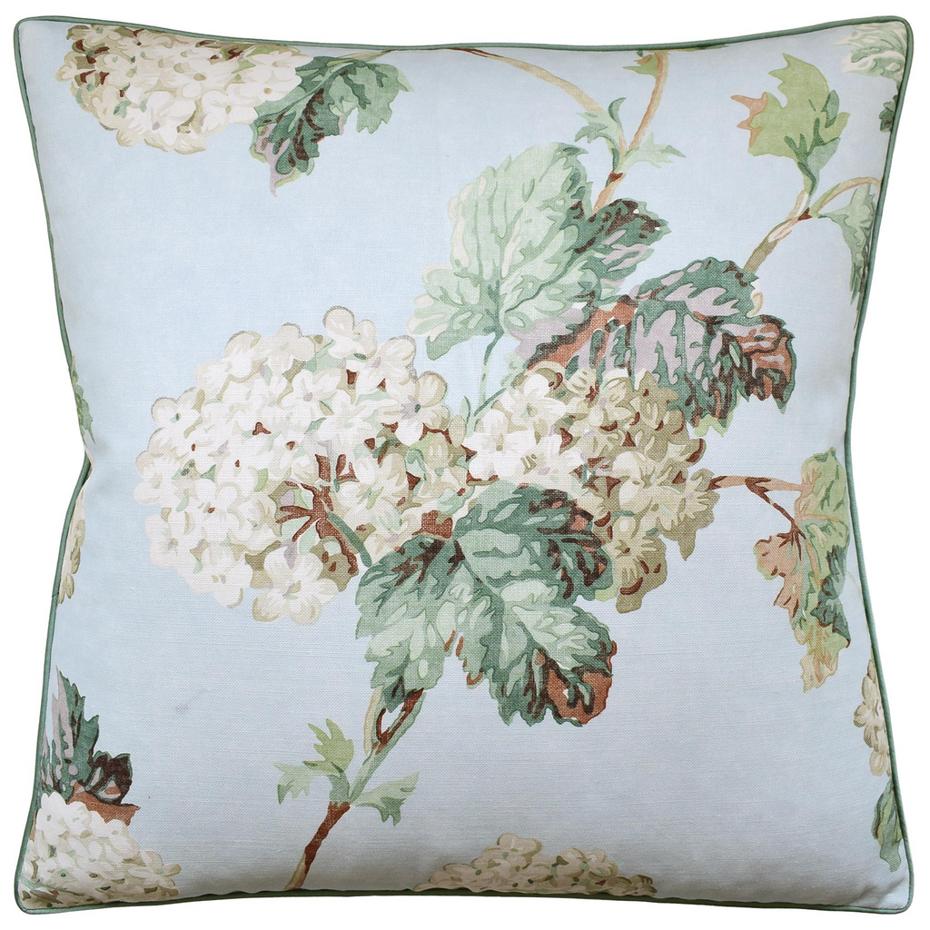 Sussex Hydrangea Design Throw Pillow - The Well Appointed House