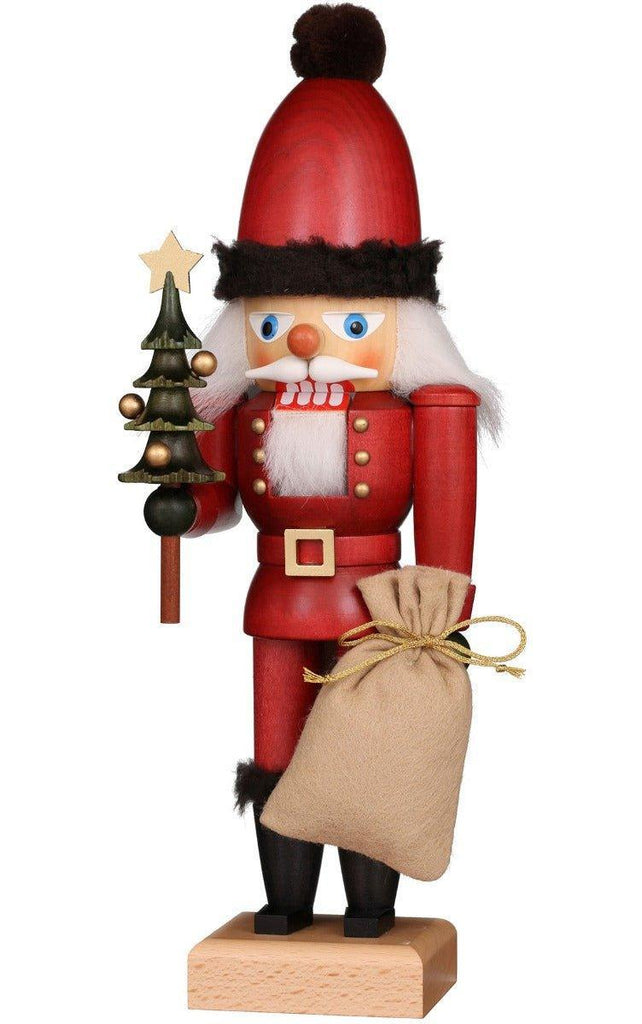 Ulbricht-Seiffener Santa With Tree and Sack Nutcracker Christmas Decoration - Christmas Decor - The Well Appointed House