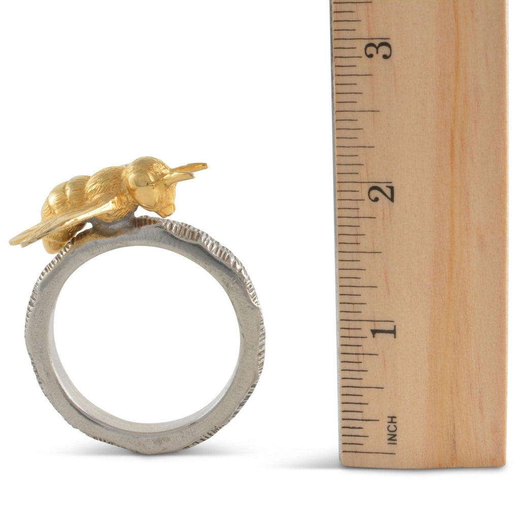 Gold Bee Napkin Ring - The Well Appointed House