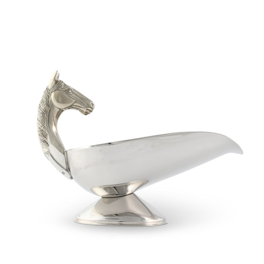 Horse Handle Stainless Steel Gravy / Sauce Server - The Well Appointed House