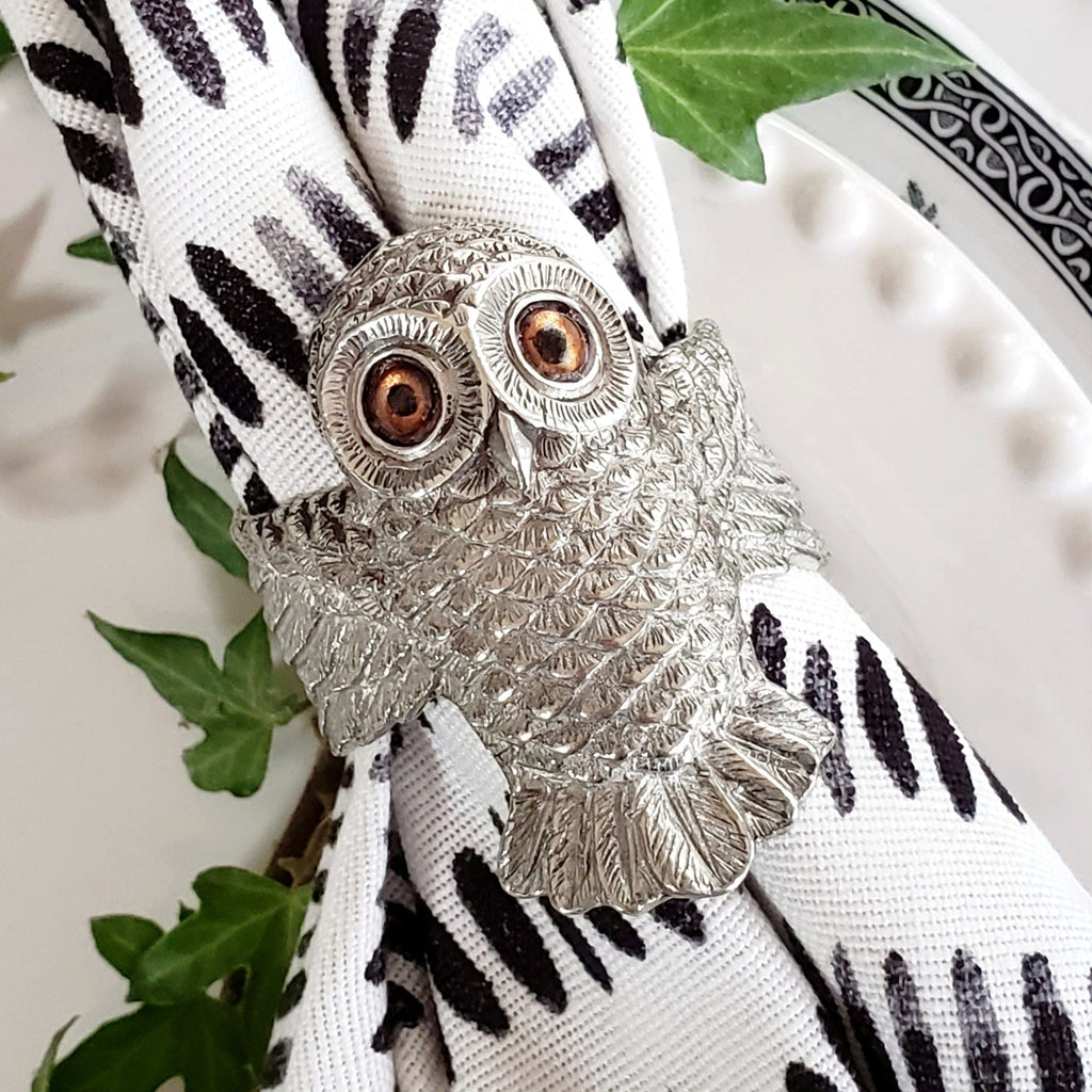 Owl Napkin Ring - The Well Appointed House