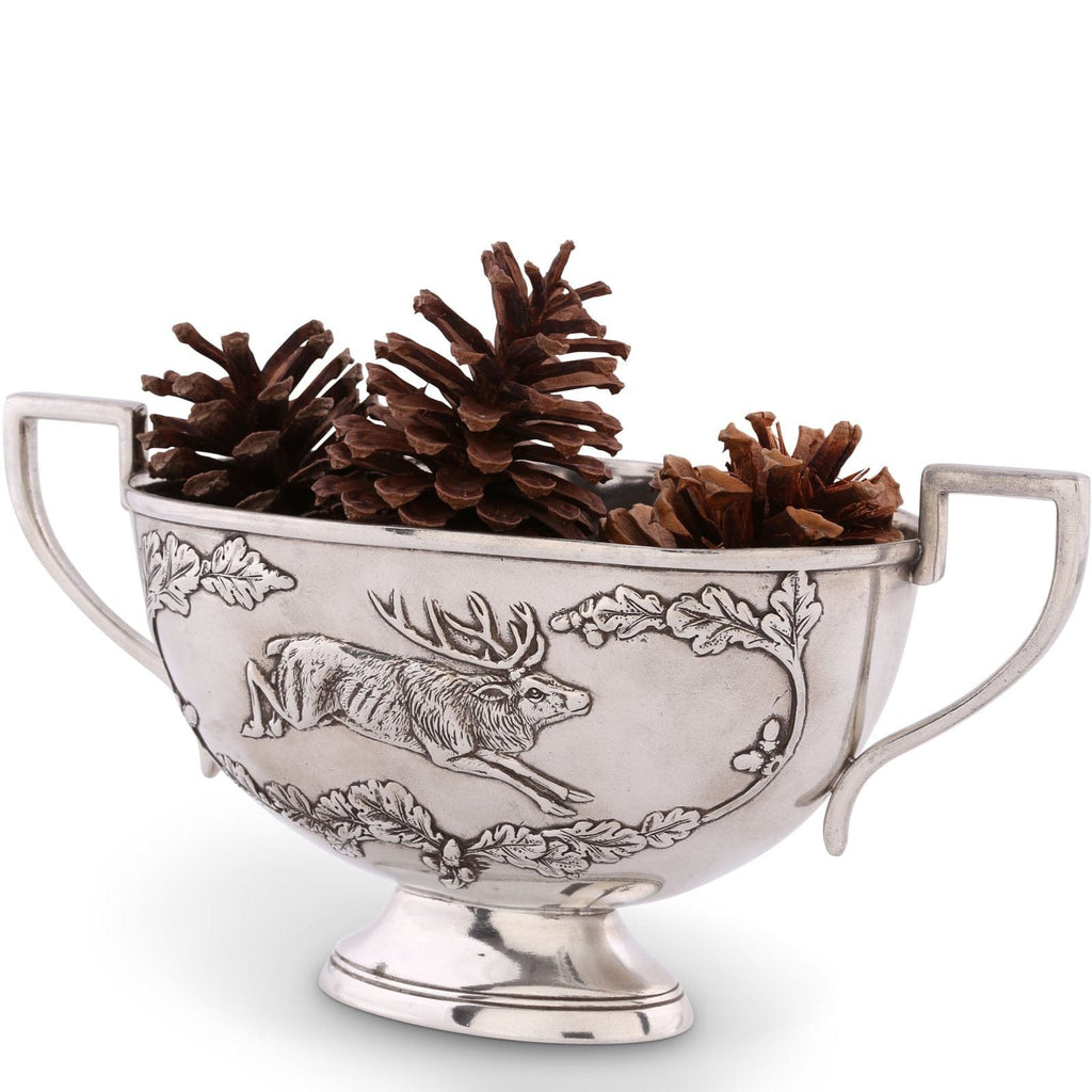 Noble Elk Pewter Gravy Boat- The Well Appointed House