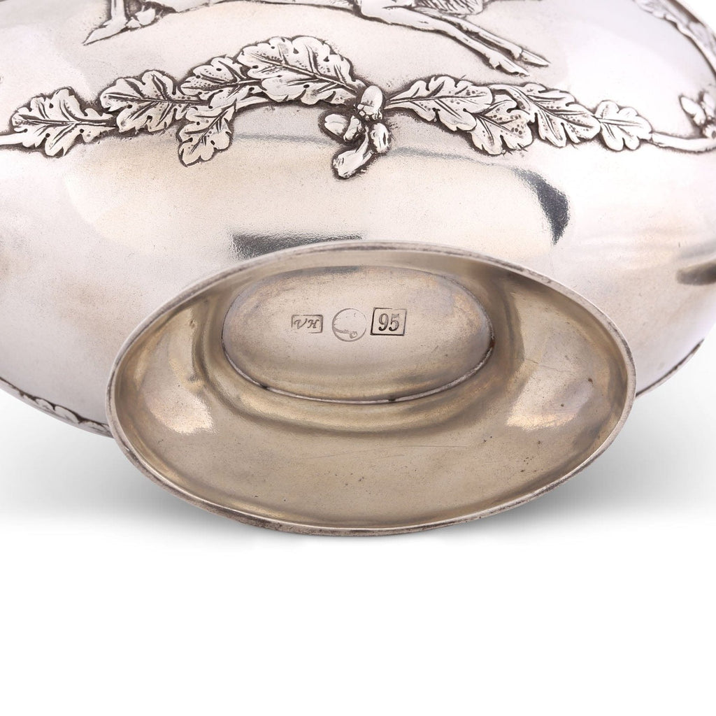 Noble Elk Pewter Gravy Boat- The Well Appointed House