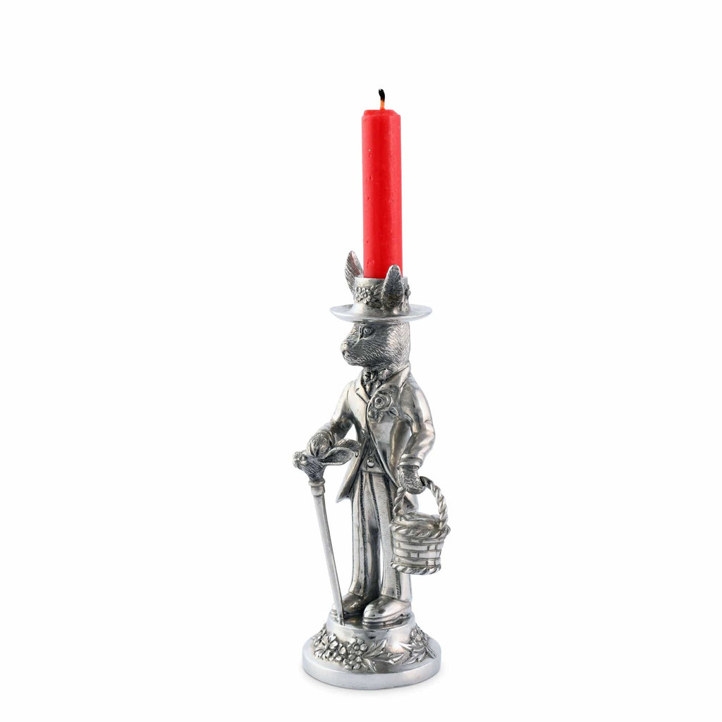 Gentleman Hare Short Candlestick - The Well Appointed House