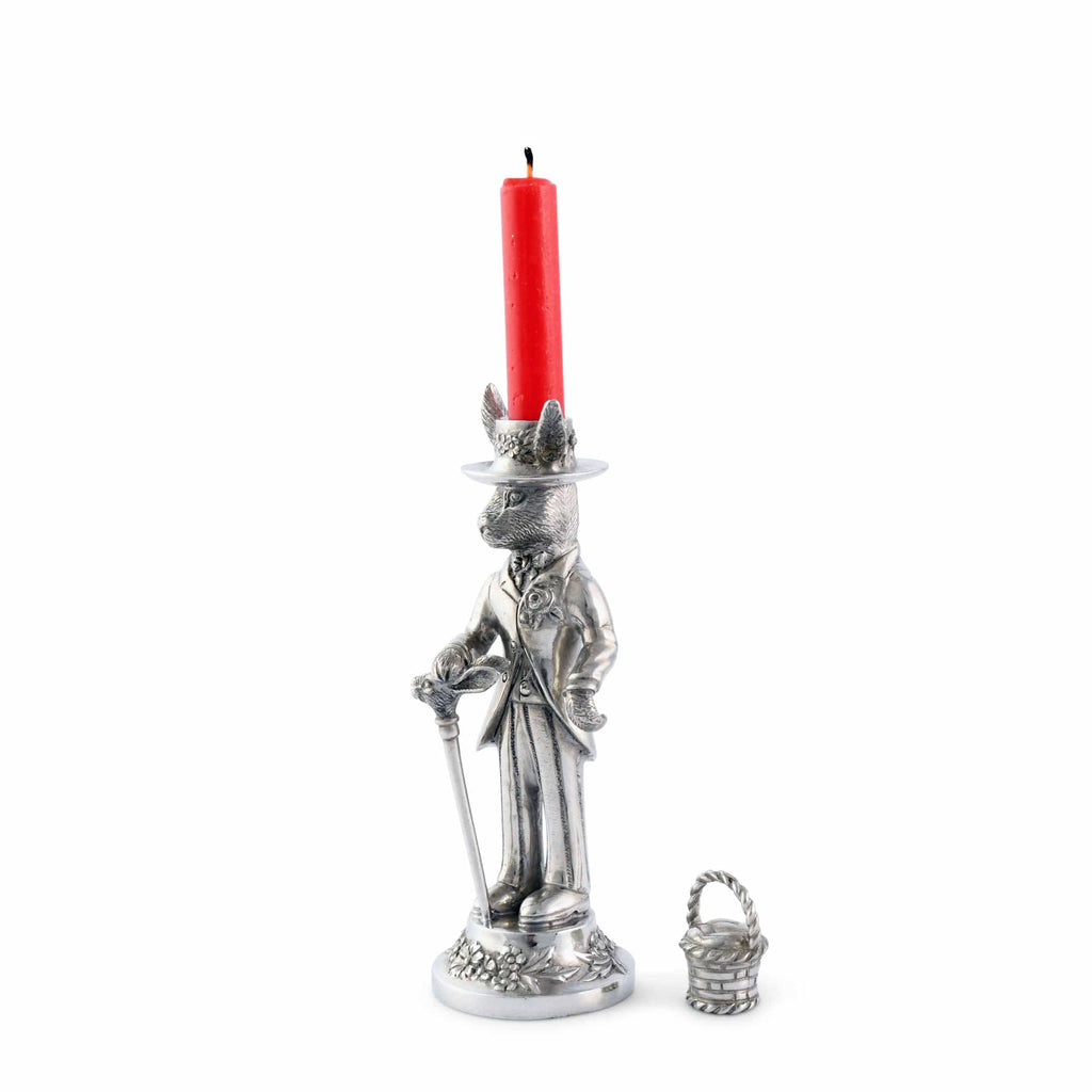 Gentleman Hare Short Candlestick - The Well Appointed House