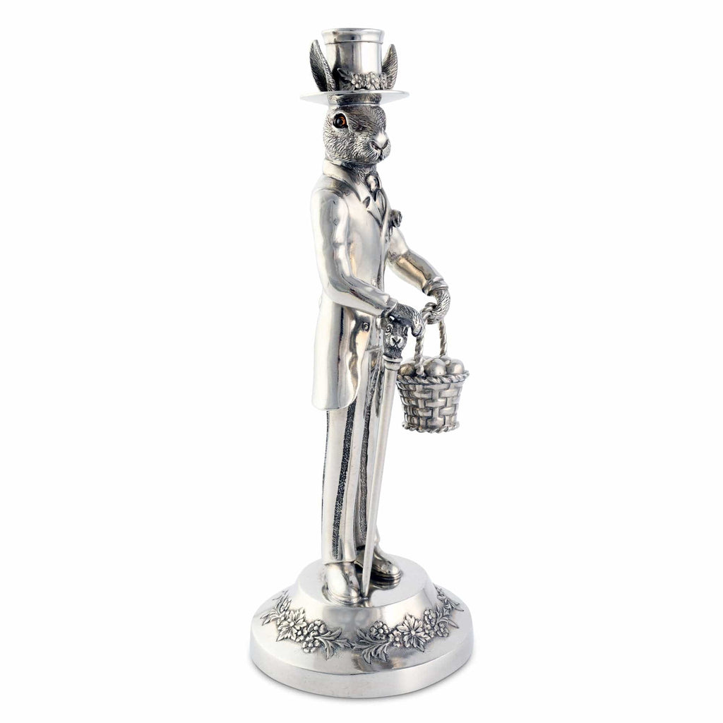 Gentleman Hare Tall Candlestick - The Well Appointed House