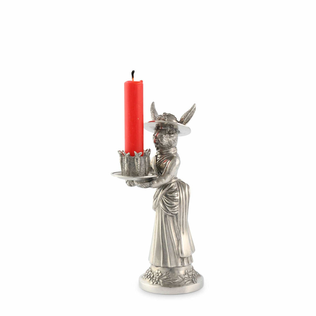 Lady Hare Short Candlestick - The Well Appointed House