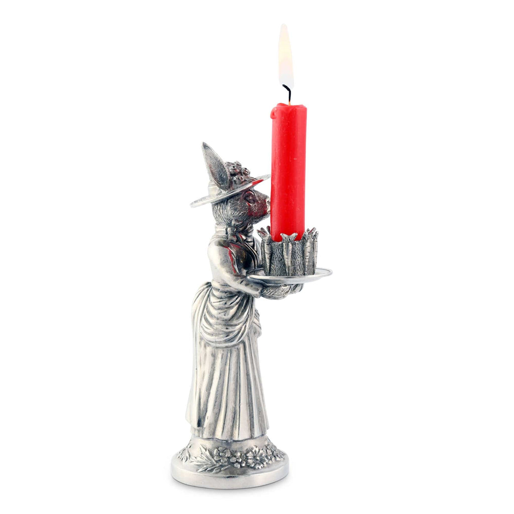 Lady Hare Short Candlestick - The Well Appointed House