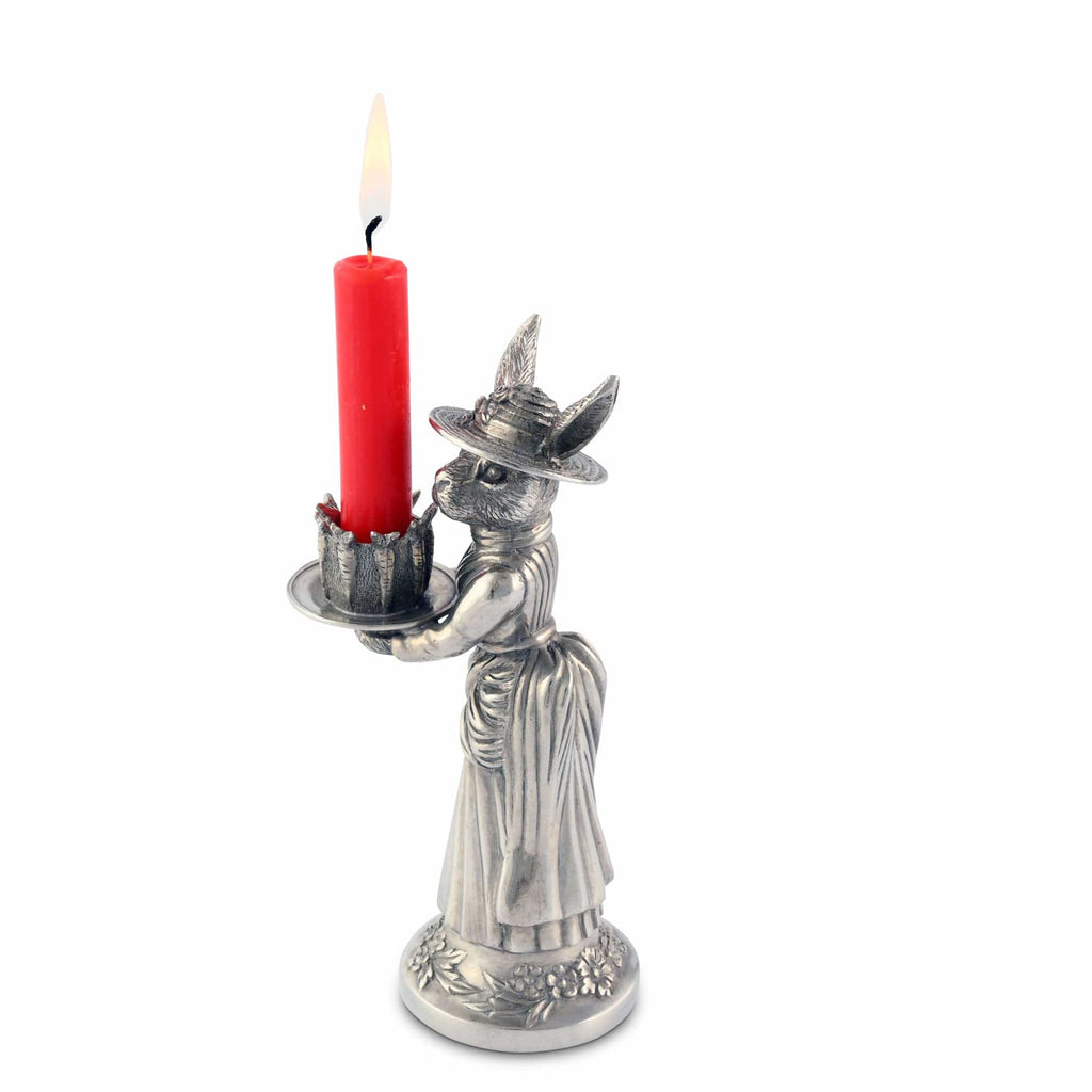 Lady Hare Short Candlestick - The Well Appointed House