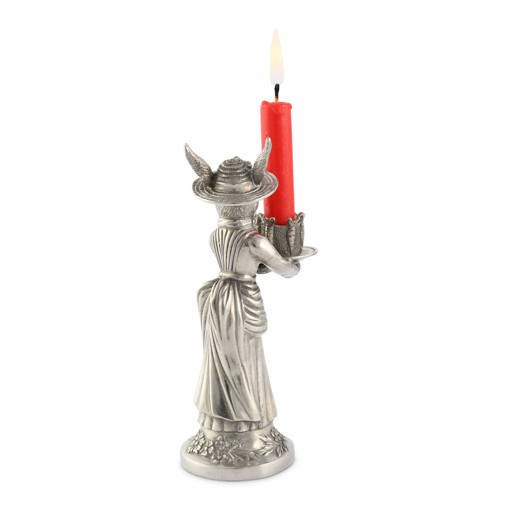 Lady Hare Short Candlestick - The Well Appointed House