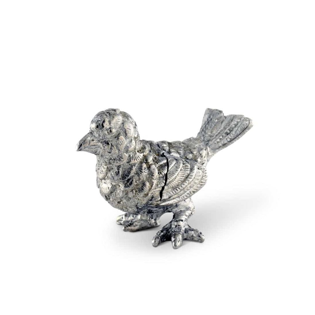 Pewter Song Bird Place Card Holder - The Well Appointed House