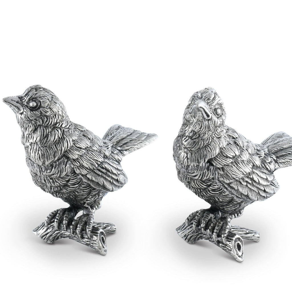 Pewter Song Bird Place Card Holder - The Well Appointed House - The Well Appointed House