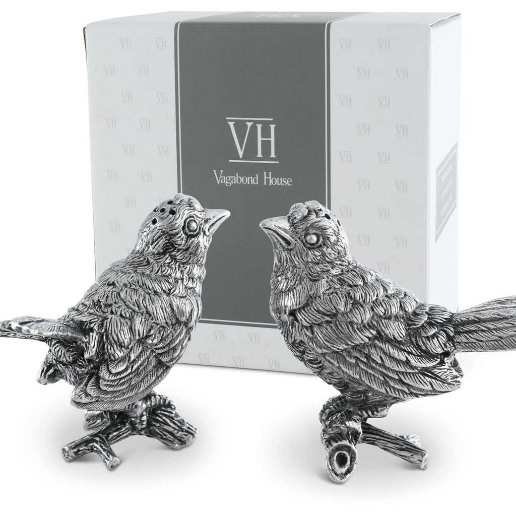 Pewter Song Bird Place Card Holder - The Well Appointed House - The Well Appointed House