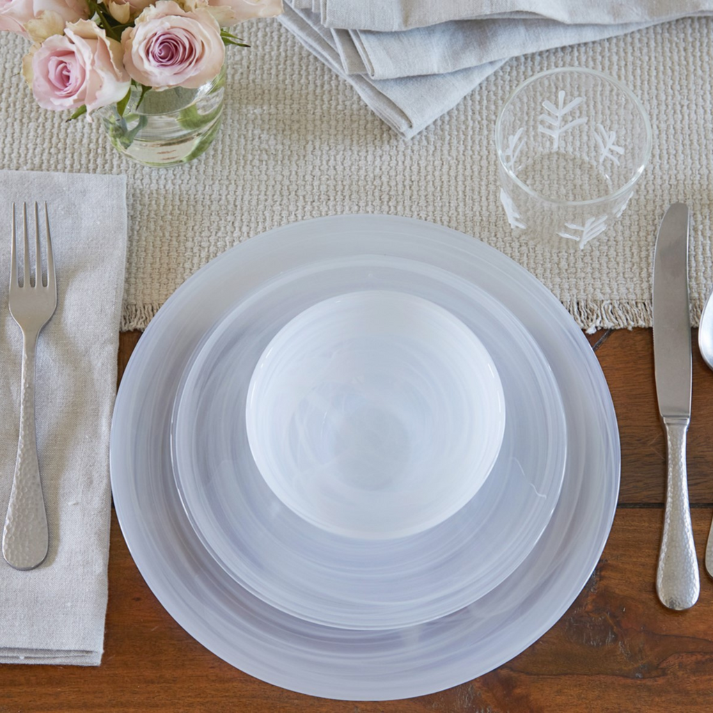 Alabaster White Dinner Set - The Well Appointed House 