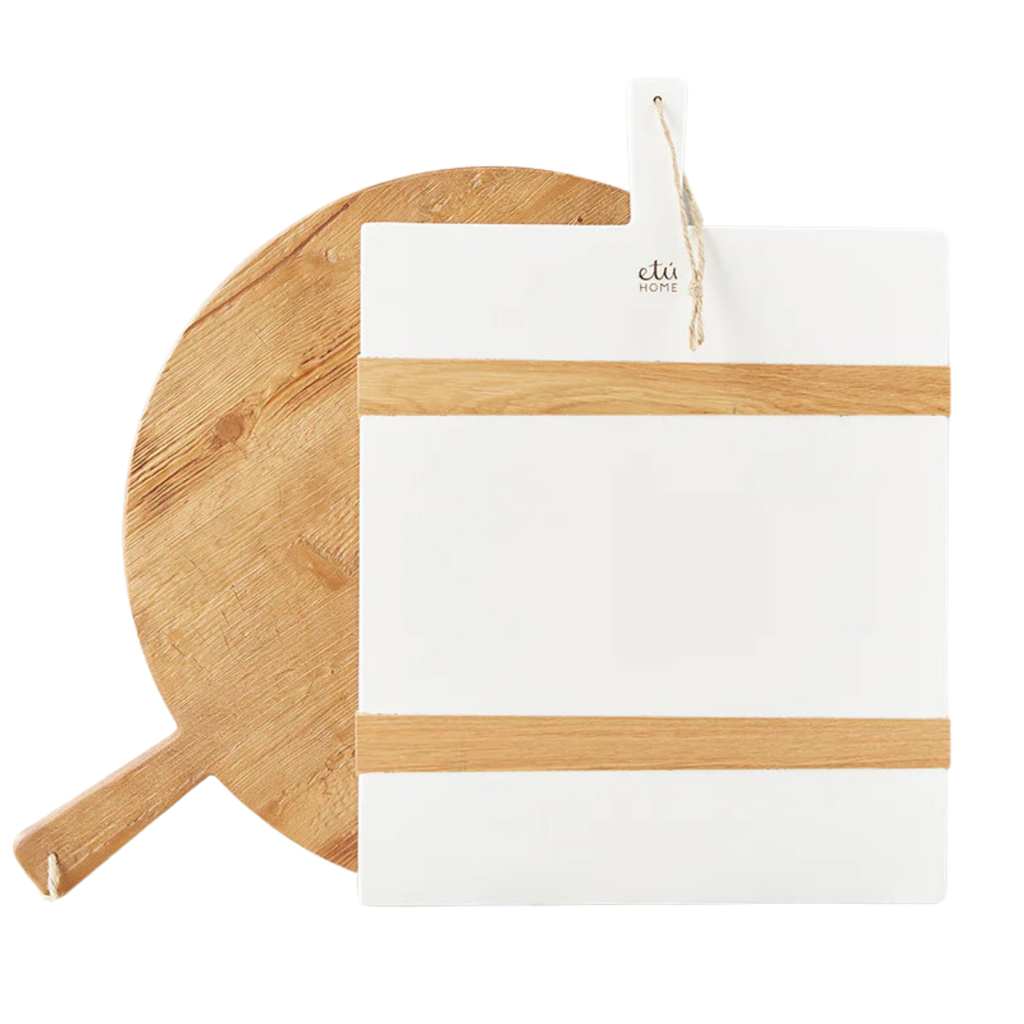 White Rectangle Mod Charcuterie Board - The Well Appointed House