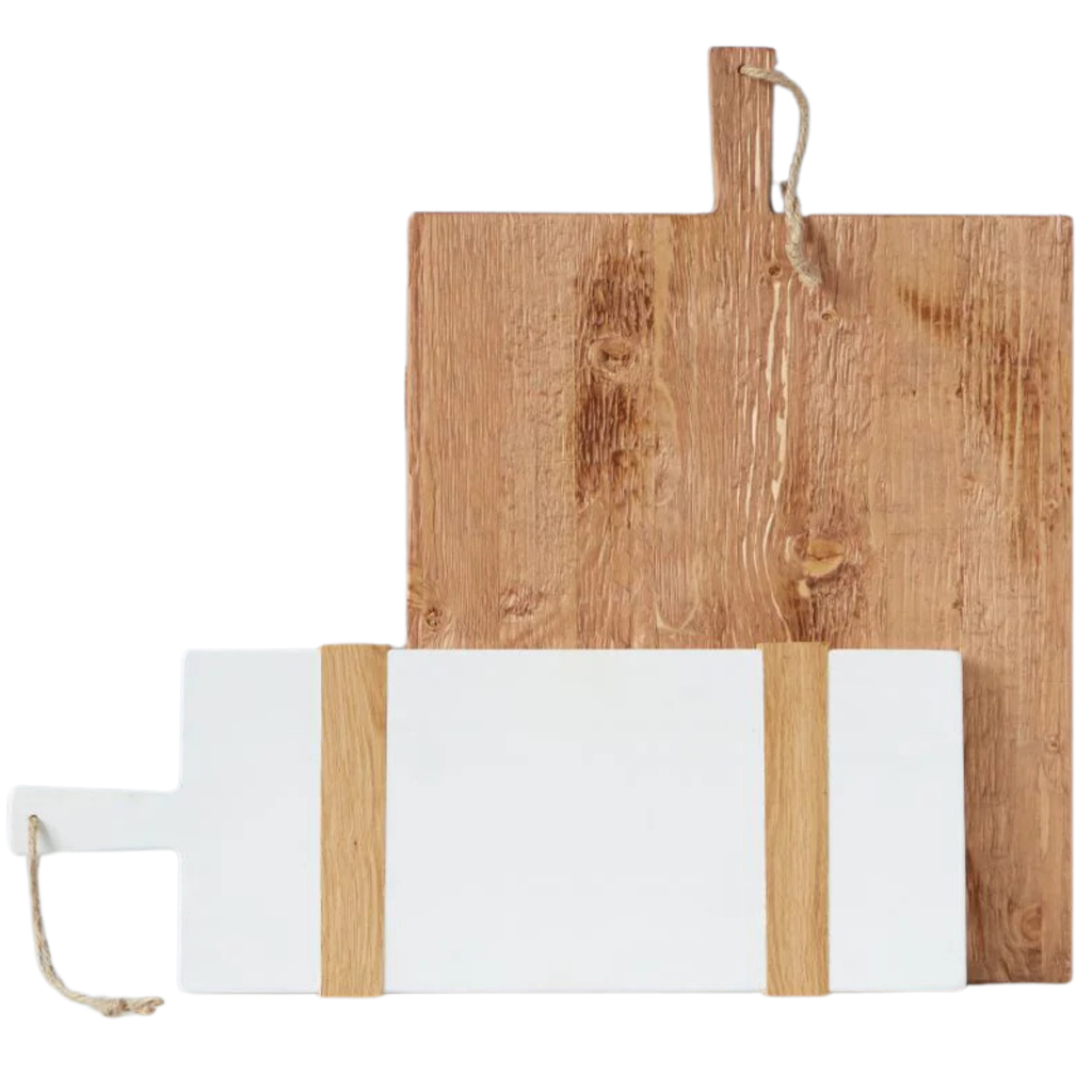 White Rectangle Mod Charcuterie Board - The Well Appointed House