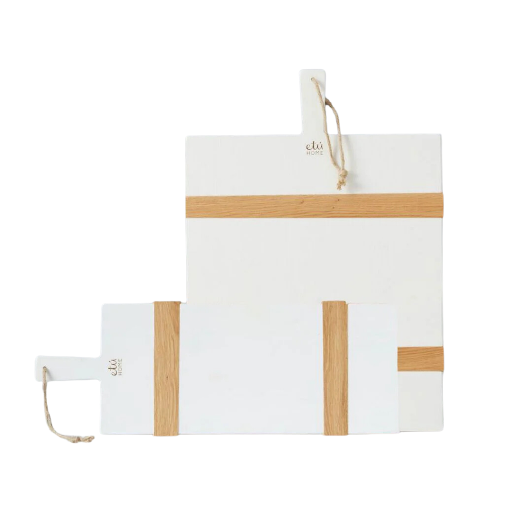 White Rectangle Mod Charcuterie Board - The Well Appointed House