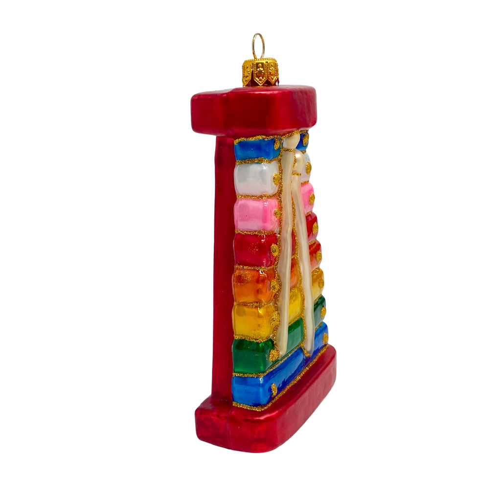 Erik’s Xylophone Blown Glass Christmas Ornament - The Well Appointed House