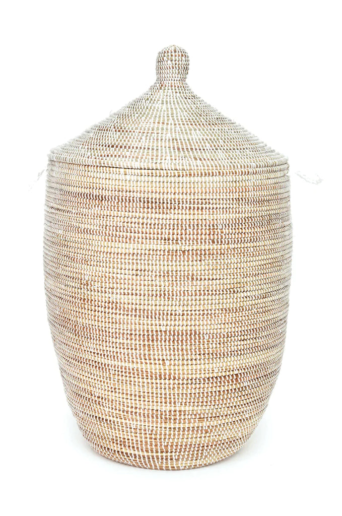 Large Handwoven White African Prayer Mat Hamper - Hampers - The Well Appointed House